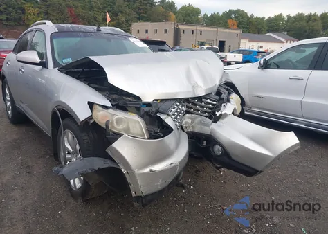 2004 Infiniti Fx35 z USA, uszkodzony, nr VIN JNRAS08W14X203130